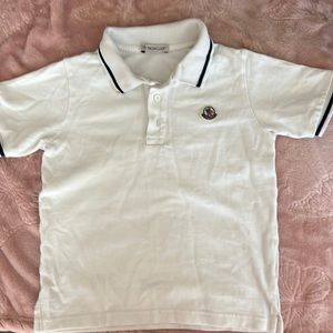 Kids Moncler white shirt